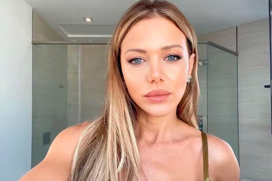 Evangelina Anderson rompió el silencio tras separarse de Demichelis y le preguntaron si saldría con L-Gante