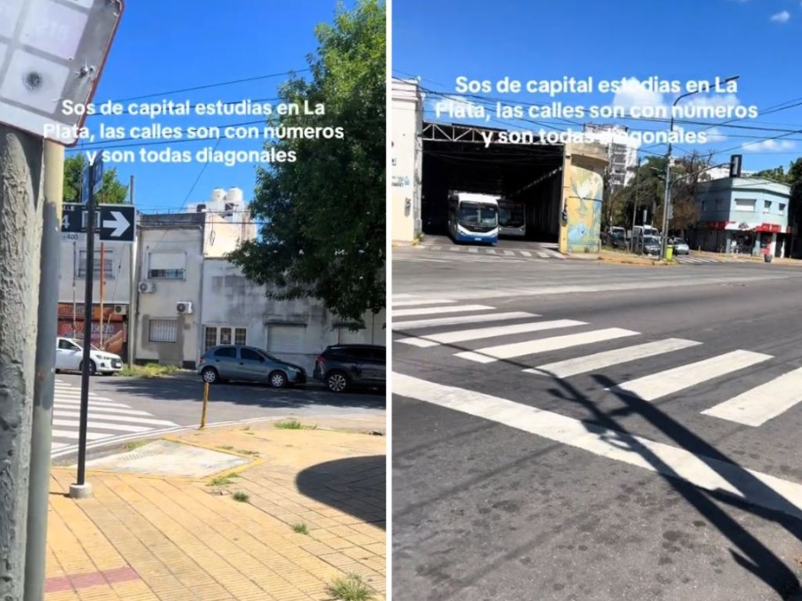 ¿Números o nombres?: El tik tok que reavivó el debate por la particular denominación de las calles en La Plata