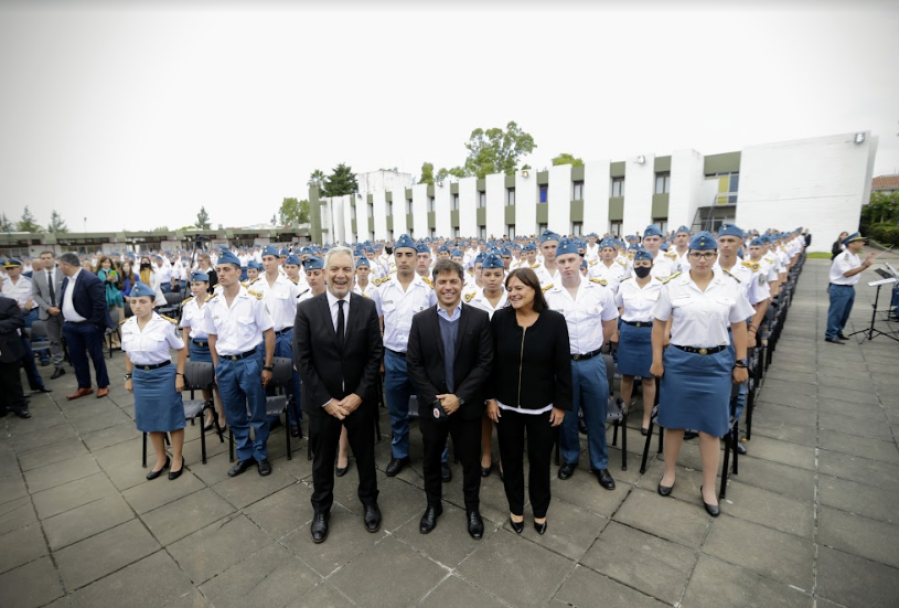 Kicillof y Alak inauguraron el nuevo edificio de la Escuela de Cadetes en La Plata: ”Es la primera ampliación desde 50 años”