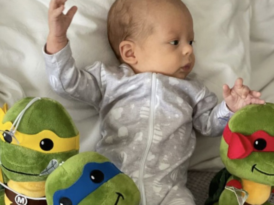 El ingenioso regalo que le hicieron a Donatello, el hijo de Noelia Marzol: ”Son sus hermanitos”