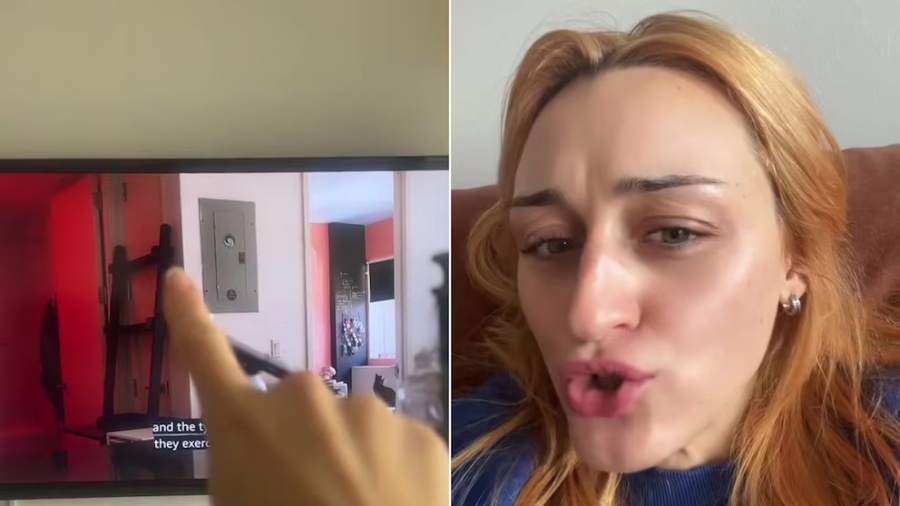 El impactante hallazgo de una tiktoker al reconocer su propia casa en una serie de televisión