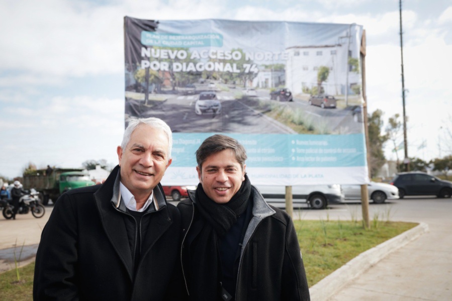 Kicillof inauguró la ampliación de Diagonal 74 en La Plata y habló de la continuidad de la obra pública