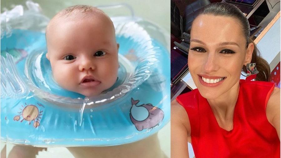 ¡Pura ternura! Pampita compartió fotos del baño de Ana
