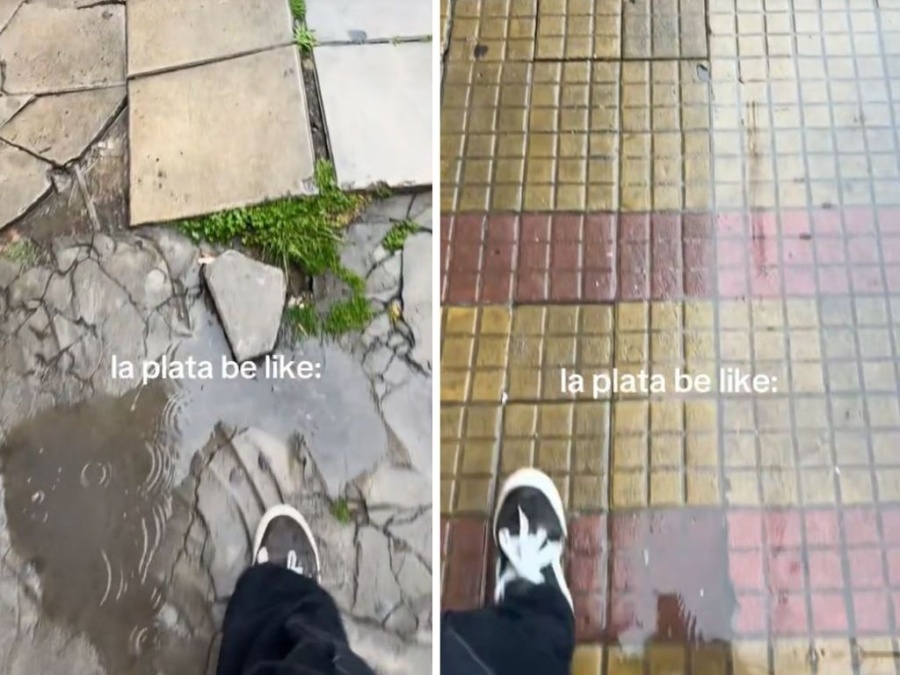 ”Un buscaminas”: El Tik Tok que muestra la incertidumbre de caminar por las calles de La Plata
