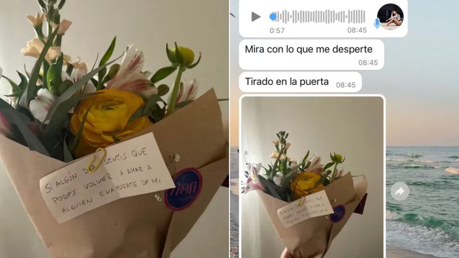 “Enamorate de mí”: la declaración de amor con flores amarillas en el Día de la Primavera que conmovió en las redes sociales
