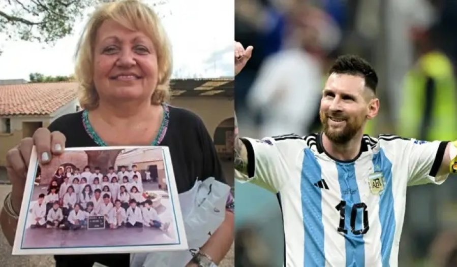 La maestra de Messi le dedicó un emotivo mensaje: ”Antes de morirme, me gustaría abrazarlo”