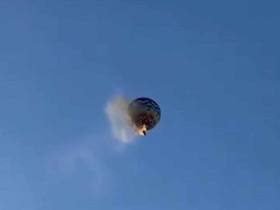 Se incendió un globo aerostático en Brasil y hay al menos ocho muertos