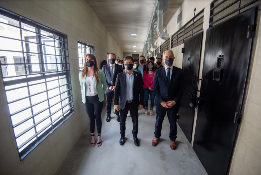 Kicillof en la inauguración de 240 nuevas plazas del Sistema Penitenciario Bonaerense: “Es una transformación profunda”