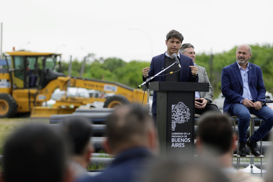 Kicillof dio inicio a la obra de la nueva Planta Potabilizadora de La Plata y la región: ”Vamos a trabajar sin descanso”