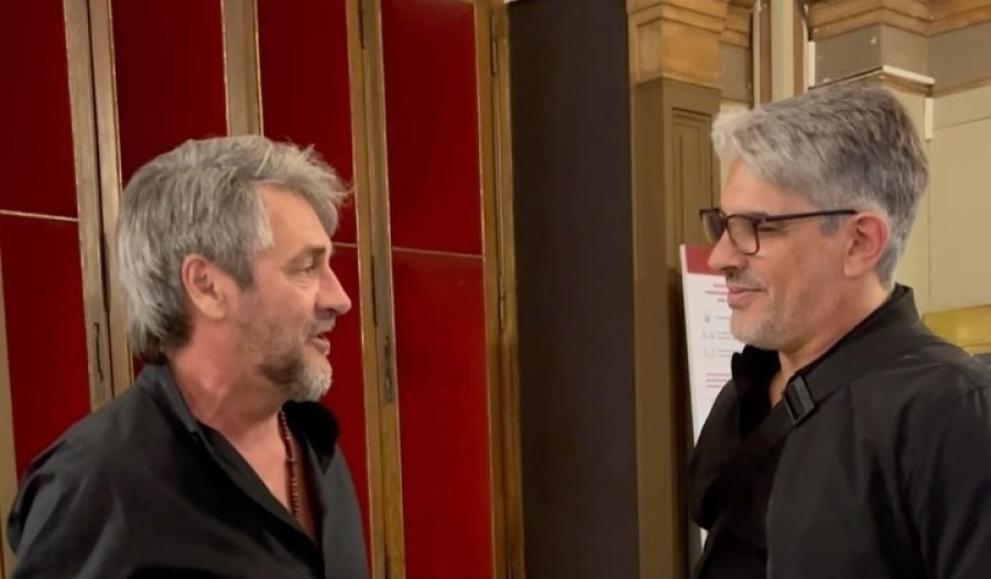 Pablo Echarri se encontró a su ”doble” Darío Martínez Corti y el video fue furor: ”Te necesito para un par de cosas”