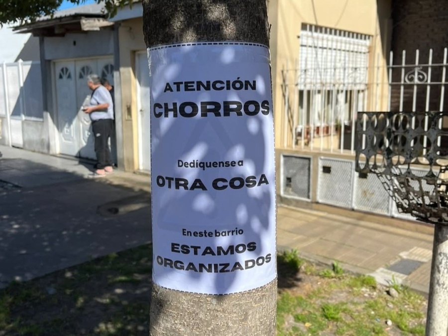 “Atención chorros, dedíquense a otra cosa”: Vecinos de Los Hornos advierten a delincuentes