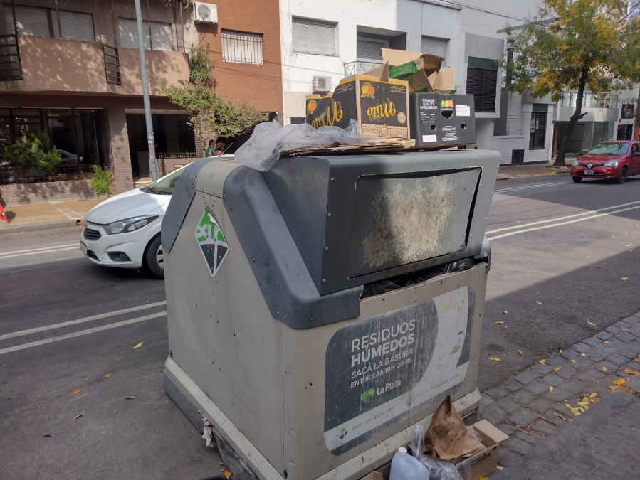 Vecinos de la zona de Plaza Moreno reclamaron por la acumulación de basura