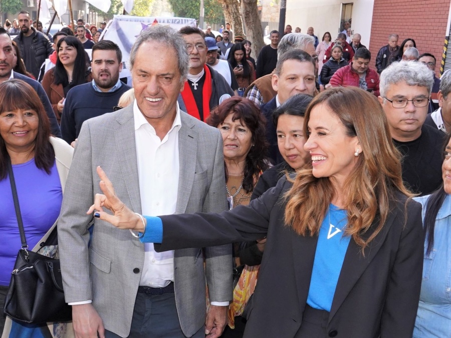 Daniel Scioli celebró tener a Tolosa Paz como precandidata a Gobernadora bonaerense