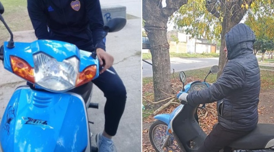 Le robaron la moto en La Plata y pide ayuda para poder recuperarla