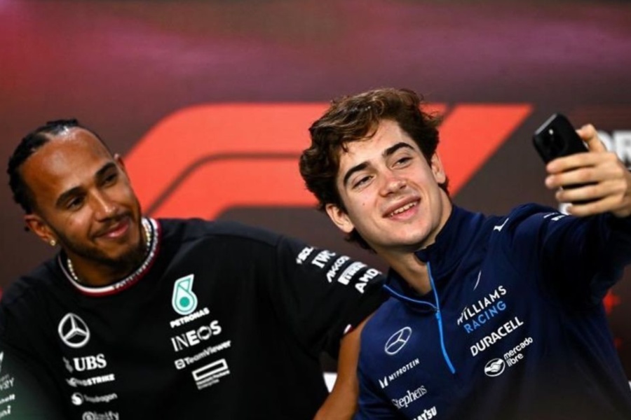 Franco Colapinto voló con Lewis Hamilton y lo recordó como “el mejor vuelo de su vida”