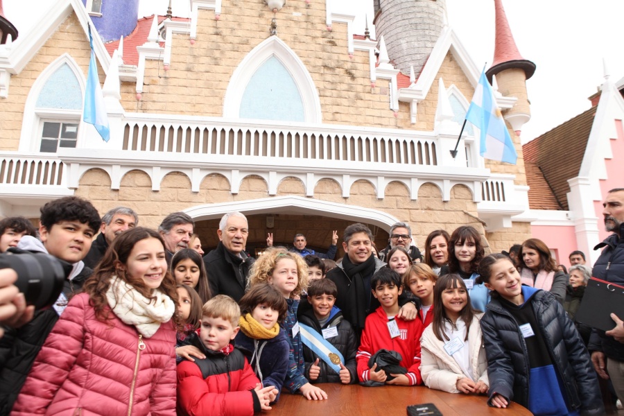Alak y Kicillof recorrieron la República de los Niños y anunciaron un proyecto educativo