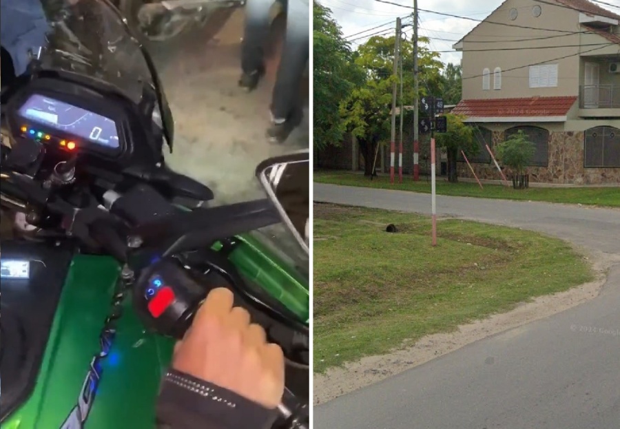 Ladrones tiraron ”cortes” para exhibir la moto que robaron de una casa de Los Hornos