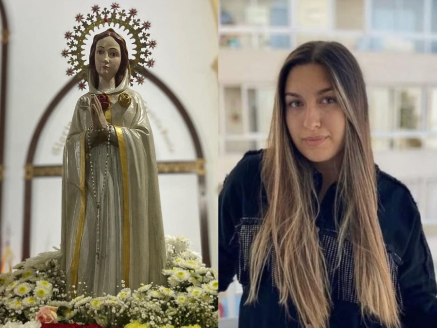 Una platense buscaba trabajo, le pidió a la Rosa Mística y se convirtió en una fiel devota