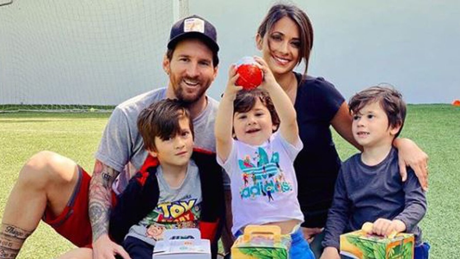 Los hijos de Lionel Messi se animaron a un nuevo deporte
