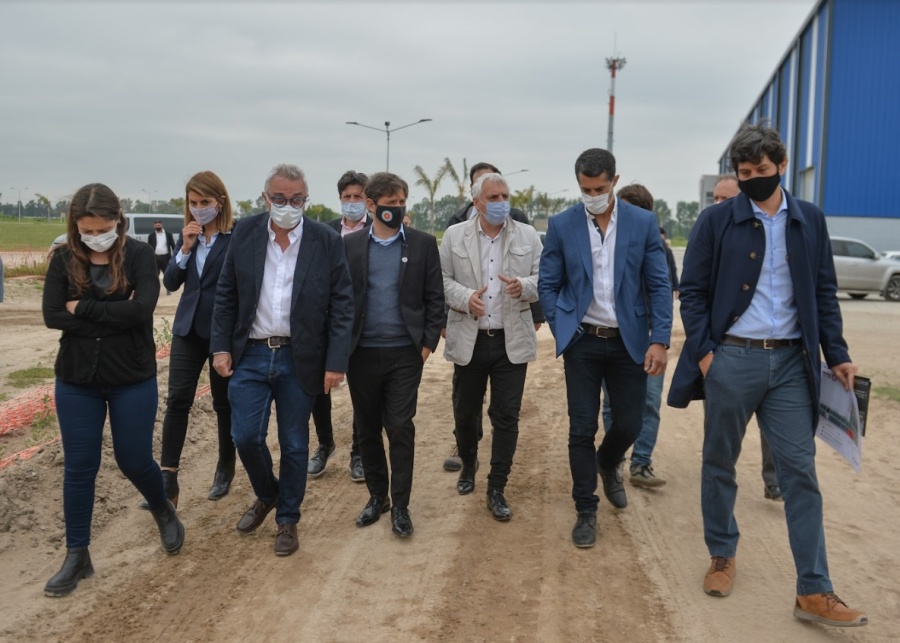 Kicillof recorrió las obras del Parque Industrial de Tigre: ”La Provincia es el corazón industrial de Argentina”