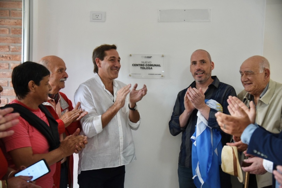 Garro inauguró la nueva delegación de Tolosa: ”Un barrio en crecimiento que tiene historia, pero sobre todo, futuro”