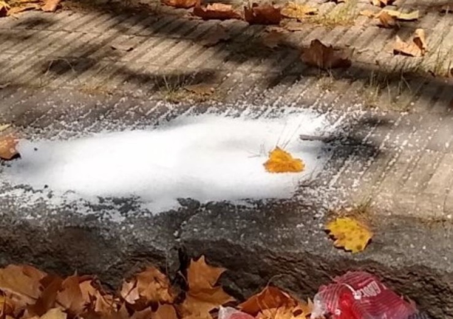 ”¿Tiraron sal en la cancha de Gimnasia de La Plata?”: un hincha viralizó lo que encontró en las inmediaciones del club