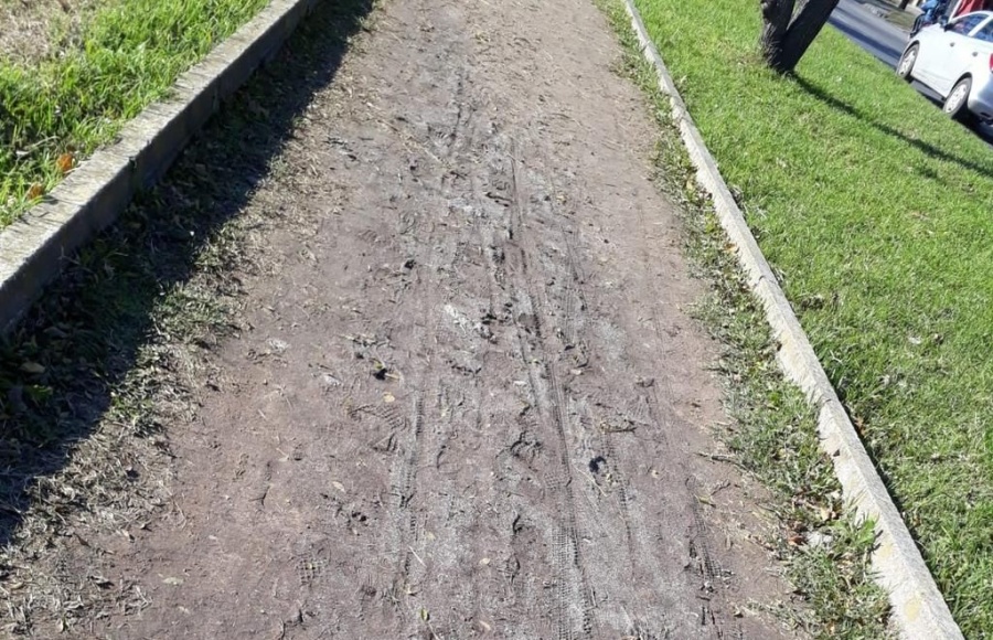 Piden que arreglen el circuito aeróbico de calle 72