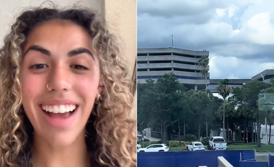 Su novia se subió al avión, se quiso despedir a lo grande y se la jugó trepando a lo más alto: ”Estoy llorando”