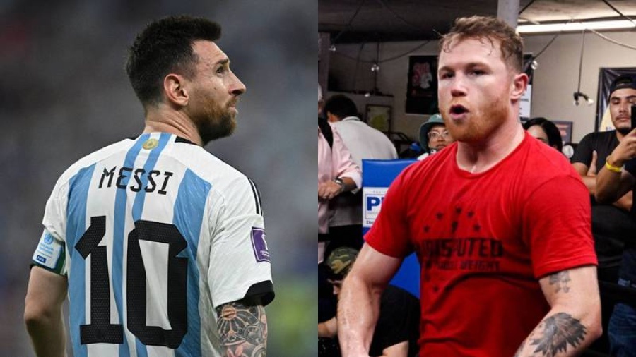 ¡Terminó arrugando! Canelo le pidió perdón a Messi: ”Me deje llevar por la pasión”