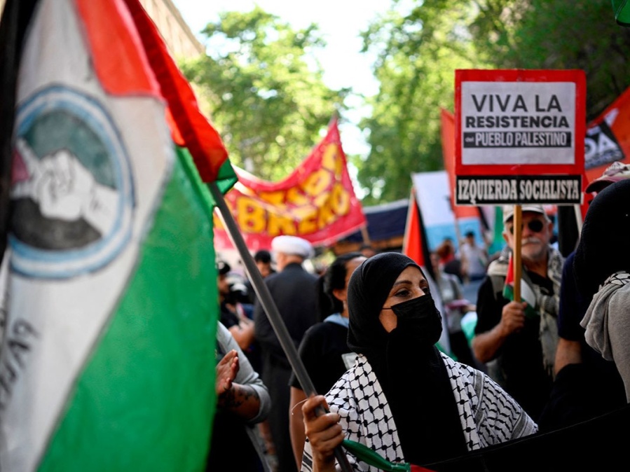 Organizaciones sociales argentinas convocaron a la Marcha Mundial por un alto al fuego en Gaza