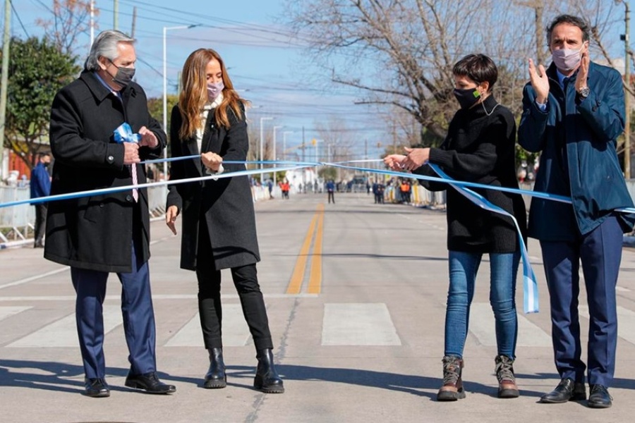 Con Tolosa Paz presente, Alberto Fernández inauguró 100 obras públicas en todo el país: ”Más del 70% estaban paralizadas”