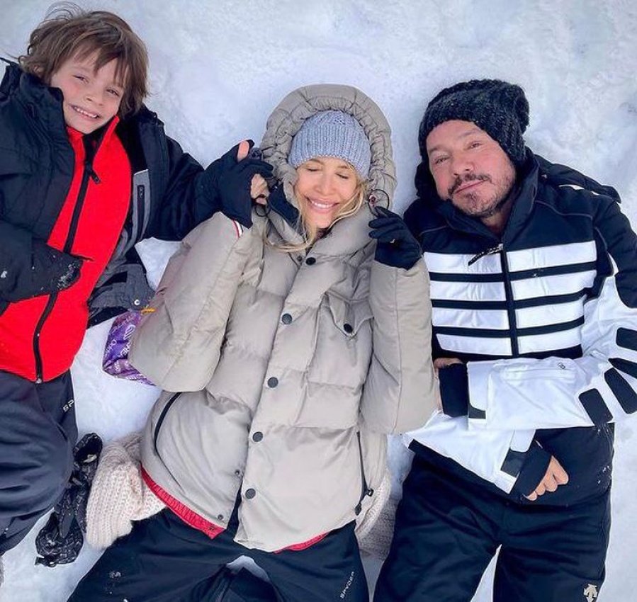 Las divertidas fotos de Marcelo Tinelli y su familia en Ushuaia