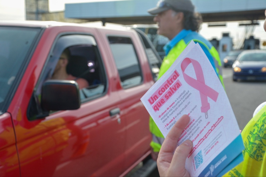 “Un control que salva”: Marinucci y Kreplak articulan acciones para concientizar sobre el cáncer de mama en rutas bonaerenses