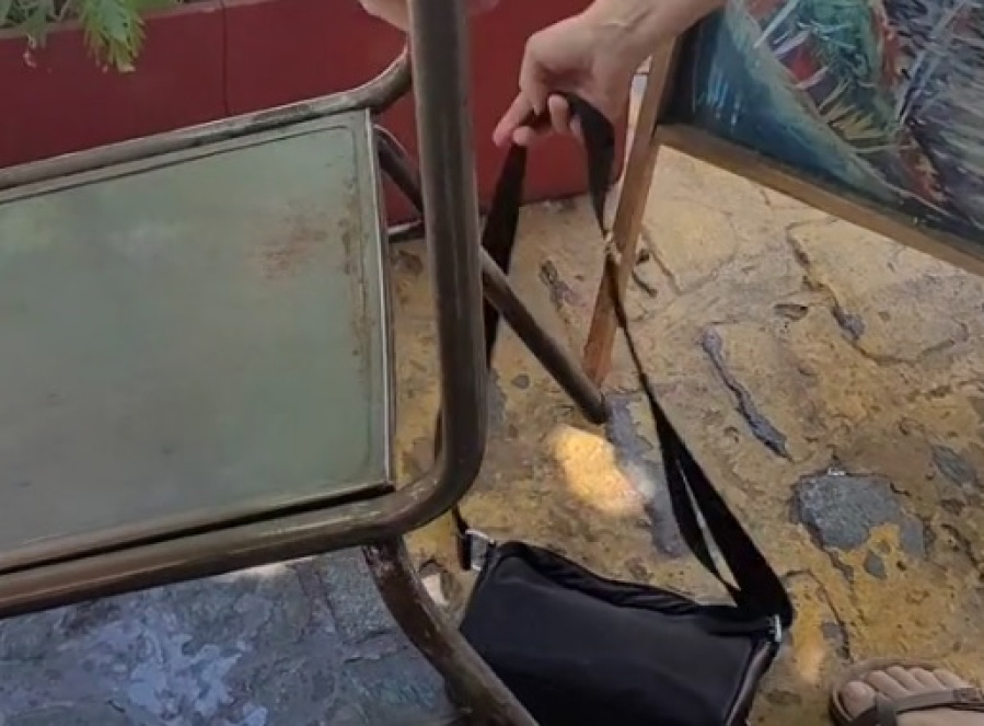 Mostró su ”truco” para que no le roben la cartera en el bar pero no tuvo en cuenta otros escenarios: ”Es más peligroso eso”