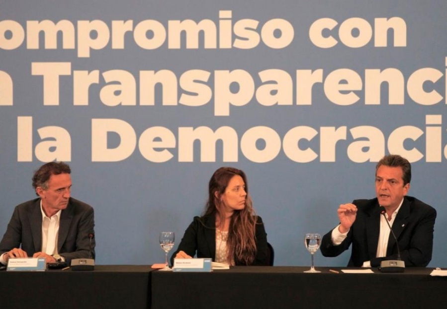 Massa anunció que impulsará la nueva Ley de Ética: ”La transparencia tiene que ser un tema central en el gobierno de unidad”