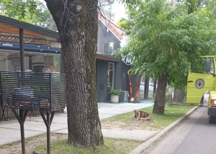 Un principio de incendio generó preocupación en una reconocida cafetería de City Bell