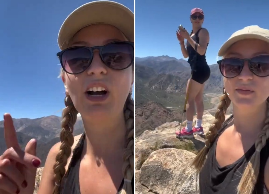 Se fue de vacaciones para ”chupar como loca”, su amiga la hizo escalar a lo más alto y se calentó: ”Solo quería tomar vino”