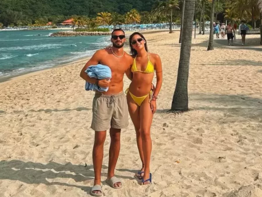 Las fotos de Nico Occhiato y Flor Jazmín Peña de vacaciones deslumbraron en las redes: ”Qué cosa linda el amor”