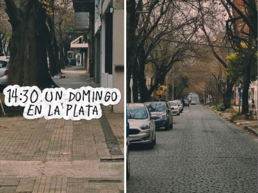 La Plata, ¿ciudad tranquila o aburrida?: La paz de los domingos platenses dividió opiniones
