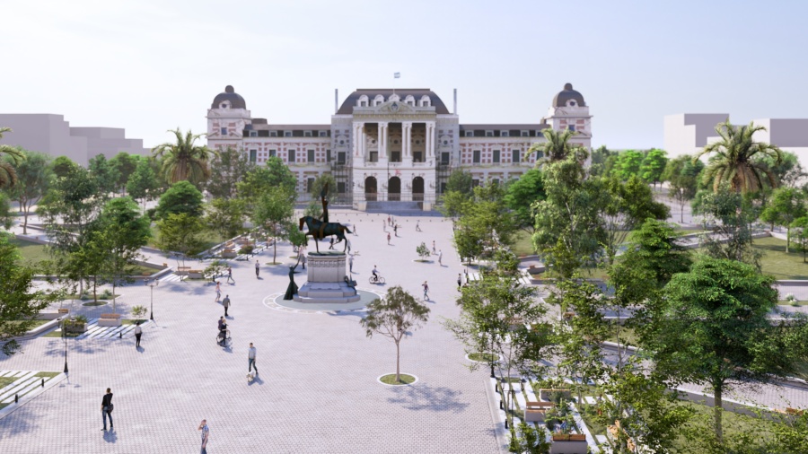 Darán luz verde a las licitaciones para las obras de remodelación integral de las plazas San Martín, Italia y Rocha