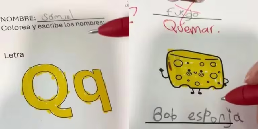 Una maestra reveló las respuestas de sus alumnos en una prueba y se volvió viral