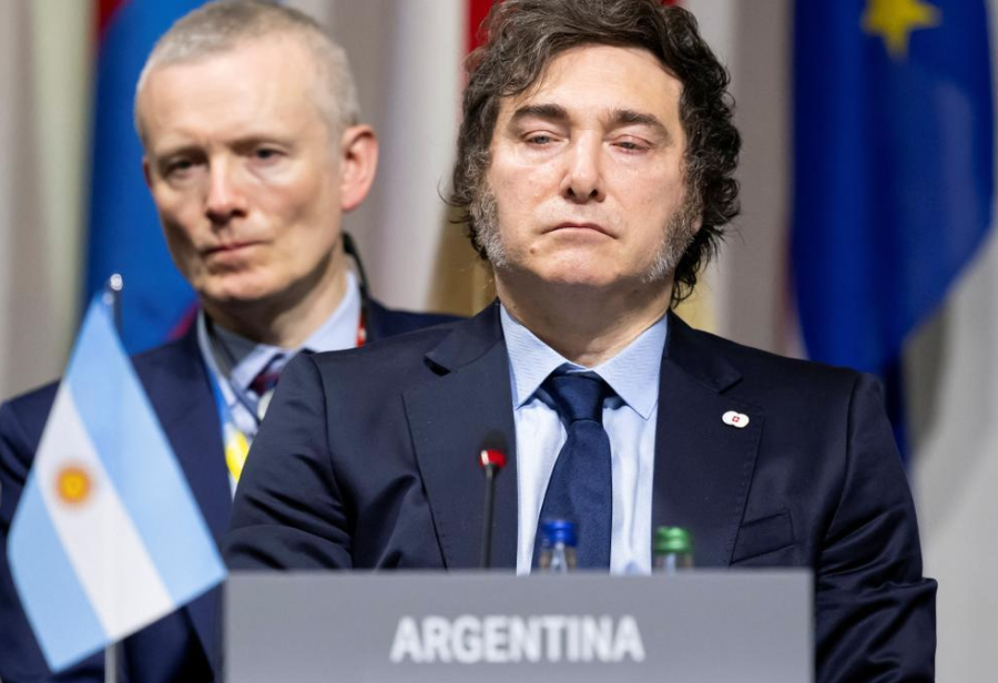 Milei en la Cumbre por la Paz: ”Mi máximo apoyo al pueblo de Ucrania y al amigo Zelenski”