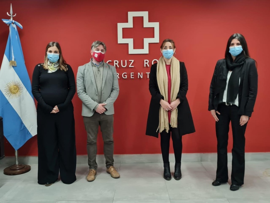 El Municipio y la Cruz Roja se reunieron para ampliar las tareas de asistencia social y sanitarias en La Plata