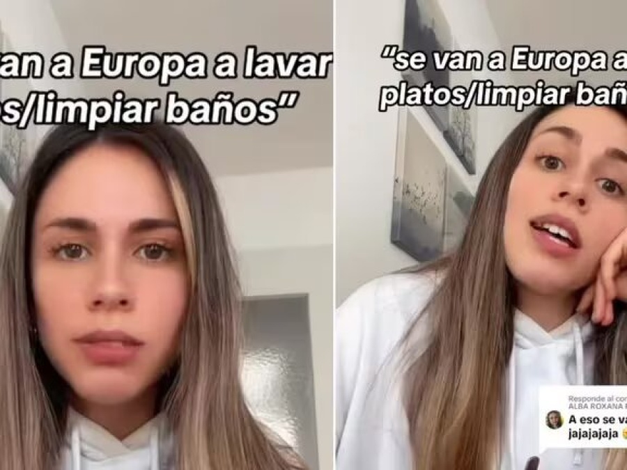 La criticaron por ir a Alemania a trabajar y su reacción se volvió viral