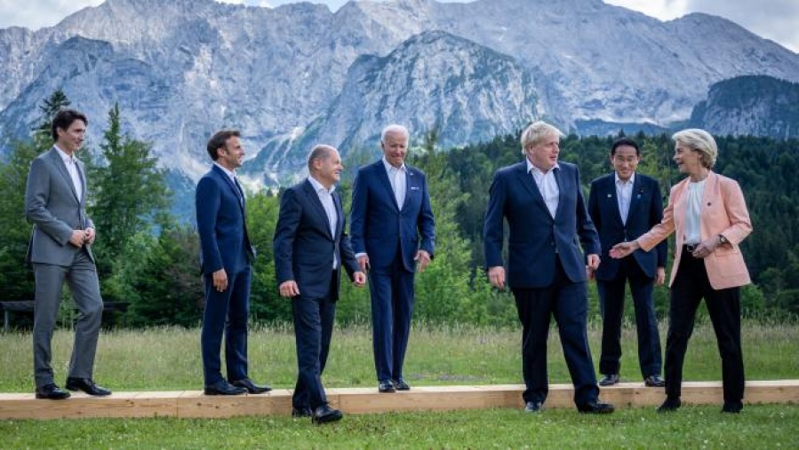 El G7 abre la cumbre sobre Ucrania y busca unirse frente a Rusia
