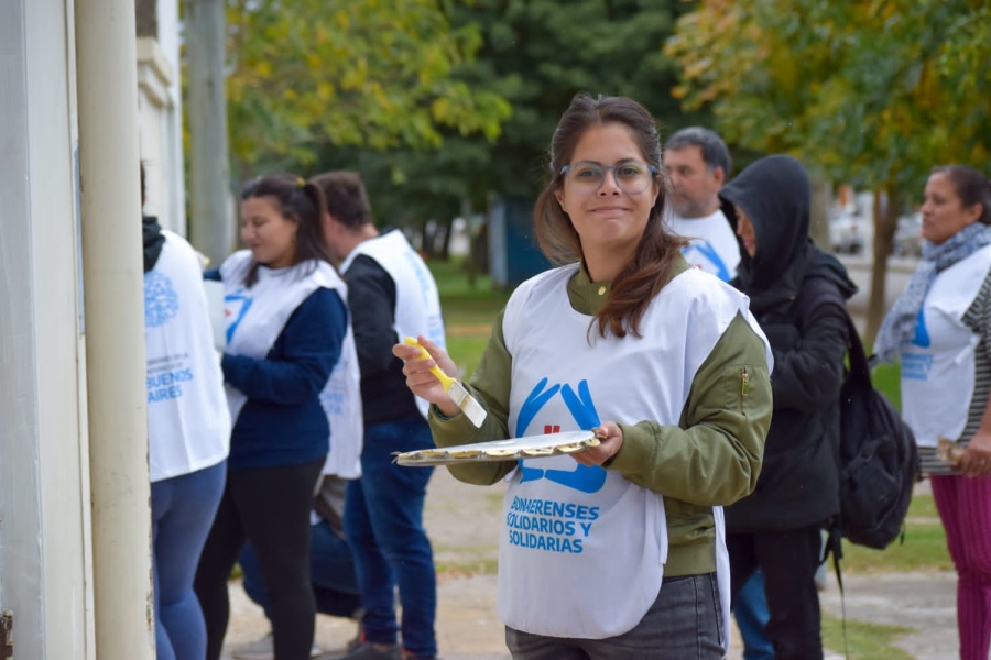 Ayelén López, sobre el relanzamiento de bonaerenses solidarios: ”Queremos hacer mas jornadas solidarias en las escuelas”