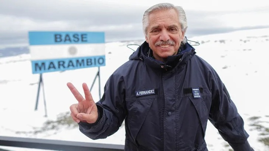 Alberto Fernández desde la Antártida: ”Venir hasta este lugar es reconocer lo grande que somos”