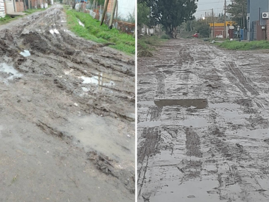 En barrio aeropuerto piden que arreglen las calles