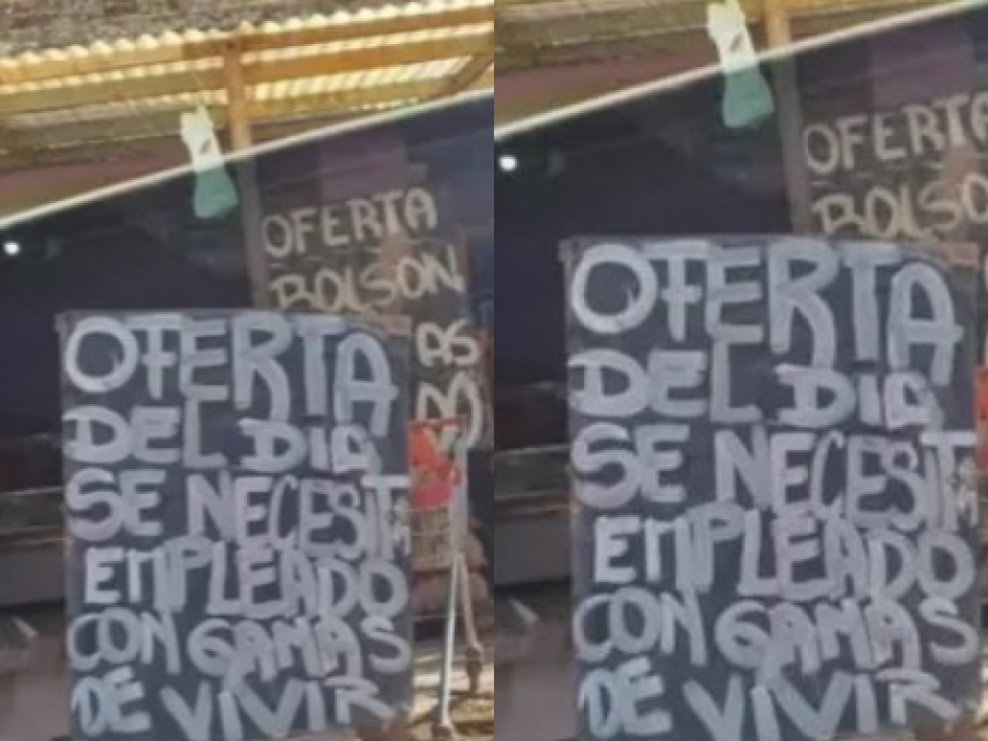 ”Se necesita empleado con ganas de vivir”, una verdulería busca empleados con un particular requisito