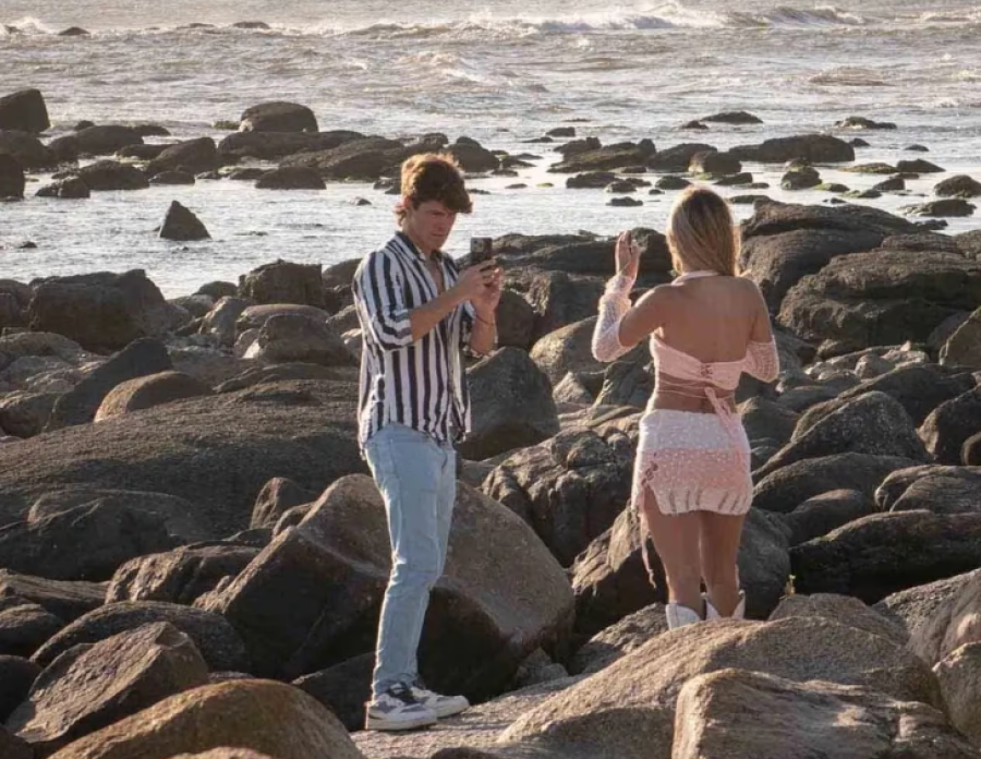 Las fotos del momento que vivieron Julieta Poggio y Marcos Ginocchio en Punta del Este